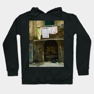 Graffiti Washday in Italy Hoodie